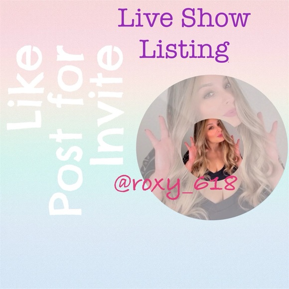 My 1st Live Show Event Announcement No Cancellations/Bid Responsibly. 💕🌷✨